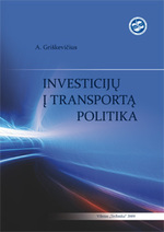 Cover image of Investicijų į transportą politika