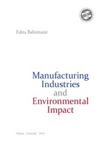 Cover image of Manufacturing Industries and Environmental Impact