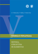 Cover image of Verslo finansai: sistema, struktūra ir elementai